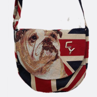 Englische- Bull- Dog -Tasche